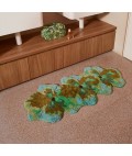 Bonnie and Neil | Long Bath Mat | Pansy Green